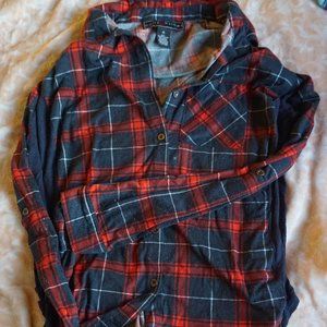 Flannel Top Long Sleeve
